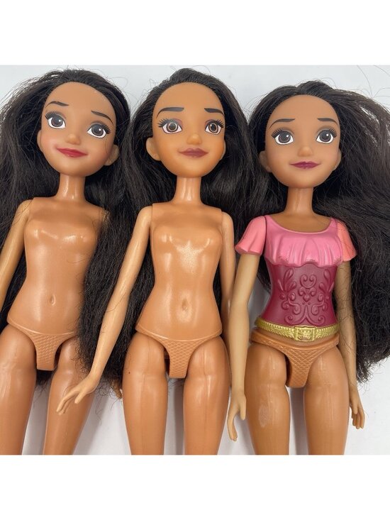 Disney Other - Lot of 3 Disney Elena of Avalor Dolls 11.5" Hasbro Nude for OOAK Custom Art Base